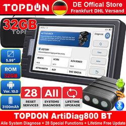 🔥NEU TOPDON AD800 BT Profi KFZ Diagnosegerät Auto OBD2 Scanner ALLE SYSTEM TPMS⭐⭐⭐⭐⭐100000+SOLD✅Free Return✅28+Services✅heiß neu✅WIFI