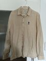 U.S. Polo Assn. Longsleeve Shirt – Beige/Creme, Größe L, Neu!