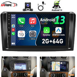 Android 13 GPS Navi Autoradio Für Mercedes Benz ML W164 GL X164 2005-2012 + Kam