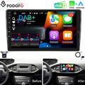 DAB+ 2+32GB Android 13 Autoradio CarPlay GPS Navi Für PEUGEOT 308 II 2013-2021