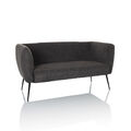 2-Sitzer Sofa Polstersofa HAYRIVER Bequeme Sitzcouch Loungesofa mit Metallbeinen