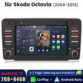 8''Android13 Autoradio Radio GPS Carplay WiFi DAB für Skoda Octavia 2004-18 64GB