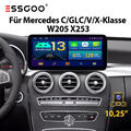 10,25" Android 13 CarPlay KAM Autoradio für Mercedes C/GLC/V/X-Klasse W205 X253