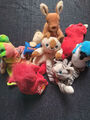 7 Plüschtiere Beanie Babies Collection Cardinalvogel Mac mit Herzetikett