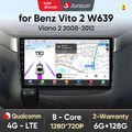 128GB Android Autoradio Für Mercedes-Benz Viano W639 2004-2014 Navi Carplay GPS