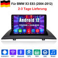 9'' Android 12 Autoradio GPS Navi Für BMW x3 E83 2004-2012 WIFI DAB+ BT 1+32G