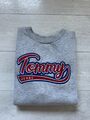 Tommy Hilfiger Pulli Grau Gr. L Pullover Sweater Sweatshirt Oberteil