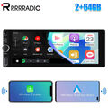 Autoradio 1 DIN Android 13.0 2G+64G Mit Apple Carplay GPS Navi WIFI BT FM RDS