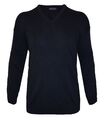 Louie James Herren Baumwollmischung V Ausschnitt Langärmlig Pullover 2XL-8XL 3