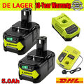 18V 5.0Ah Akku für RYOBI One+ Plus Lithium RB18L50 P108 P104 P107 Batteries