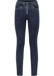 Neu Skinny Jeans mit Reißverschluss Gr. 48 Dunkelblau Denim Damen Baumwoll-Hose