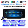 DAB Android 13 Autoradio 4G 6+128G GPS BT für MERCEDES-Benz W205 X253 NTG5.0 KAM