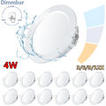 12x LED Einbaustrahler Einbauleuchten Flach Decken Einbau Spot Set Dimmbar 230V 