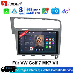 10'' Android 13 Autoradio GPS Navi BT Carplay für VW Golf VII MK7 2013-2017 DAB+