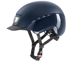 Uvex Erwachsene elexxion pro Reithelm Sturzhelm Pferdesport Hardshell blau 