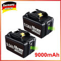 2PCS Für Makita Akku 18V 9,0AH 6AH BL1860B BL1850B BL1830 BL1820 LXT Li-Ion DHL