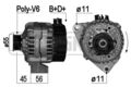 ERA Lichtmaschine Generator 90A 14V für Mercedes-Benz SLK 230 Kompressor 200 E