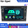 Android 13 Autoradio GPS NAVI DVD BT Für Opel Astra H Corsa C/D Vectra C Zafira