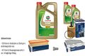 BOSCH Inspektionspaket 7 L Castrol EDGE FST 5W-30 LL für VW Touran