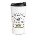 You're My Favourite Mum Stars Reisebecher Tasse lustig Muttertag am besten