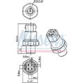 Druckschalter, Klimaanlage NISSENS