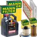 MANN INSPEKTIONSPAKET+5L MOTUL 8100 5W-30 ÖL passend für OPEL ASTRA J 1.6 CDTI