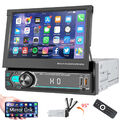 1DIN 7" Flip Autoradio Touch Screen Bildschirm Bluetooth USB SD MP5 Player Radio