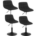 4x Schminktisch Hocker Sitzhocker Polsterhocker Höhenverstellbar 360° drehbar