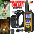 Ferntrainer Erziehungshalsband Hunde Ausbildung Vibration Ton Funktion bis 800M#