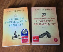 Rachel Joyce: 2 Taschenbücher-  Das Jahr, das zwei Sekunden brauchte + Die unwah