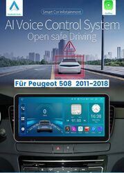 Für Peugeot 508 2011-2018 CarPlay 10.33"Android 12 Autoradio GPS WIFI BT5.0 DSP