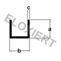 Alu U-Profil 20x40x20x2mm ELOXIERT E6/EV1 Aluminium 1 Meter U Profil AlMgSi 0,5