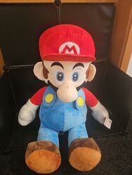 Super Mario Bros Plüschtier Stofftier Kuscheltier xxl Nintendo 90cm Neu