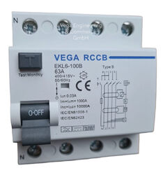 FI Fehlerstromschutzschalter  RCCB RCD 63A 30mA Typ B PV AnlagePV Anlage/0% MwSt für private Käufer/TüV CE Zertifikat