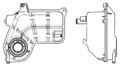 Ausgleichsbehälter Kühlmittel BEHR MAHLE CRT 26 000S für A6 C5 AUDI 4B5 4B2 TDI