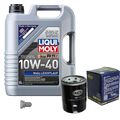 SCT Germany Ölfilter 5 L Liqui Moly MoS2 Leichtlauföl 10W-40 für Honda FR-V 1.8