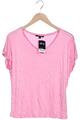 Comma T-Shirt Damen Shirt Kurzärmliges Oberteil Gr. EU 38 Pink #m3glkb7