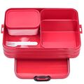 Mepal Bento-Lunchbox Take A Break Nordic red large – Brotdose mit Fächern