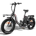 20 Zoll Elektrofahrrad Fat Tire E-Bike 750W 30AH Shimano Pedelec Citybike 45km/h