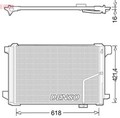 Kondensator Klimaanlage Denso für Mercedes W204 Limo 2007-2014 Dcn17035