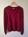 Roter Lacoste Pullover in sehr gutem Zustand