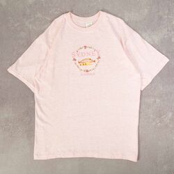 Vintage 80s Sydney Australia Single Stitch Graphic T-Shirt XL Damen rosa 