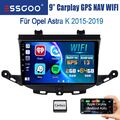 Autoradio 2+64GB Carplay Für Opel Astra K 2015-2019 Android 13 GPS Navi WIFI SWC