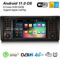 8-Kern Android 12 DSP Autoradio CarPlay GPS Navi BT BMW 5er E39 X5 E53 M5 CanBus