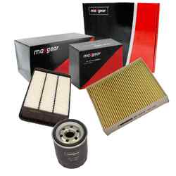 MAXGEAR POLLENFILTER + LUFTFILTER + ÖLFILTER PAKET passend für Mitsubishi ASX