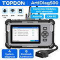 TOPDON AD500 Profi KFZ OBD2 Diagnosegerät Auto Scanner 4 System Deutsch PKW LKW