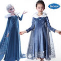 Anna Elsa2 Mädchen Prinzessin Kleid Kostüm Cosplay Party Outfit Kind Weihnachten