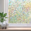 3D Fensterfolie Selbstklebend Dekorfolie Sichtschutzfolie 45/60/90 x 200cm DE