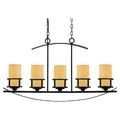 Hängeleuchte Deckenlampe Pendellampe Eisen Bronze D 101,6 cm Esszimmerlampe