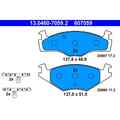 Bremsbelagsatz Scheibenbremse ATE 13.0460-7059.2 für VW Seat Polo II Ibiza